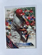 2016 Topps Photo Image Variation Short Print 500 Albert Pujols Swinging SP Cards