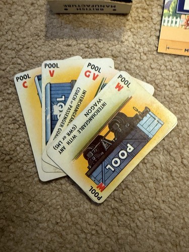 Vintage 1950's 'EXPRESS' Steam Train Railway card game by Pepys GWR, LNER, LMS, - Bild 4 von 6