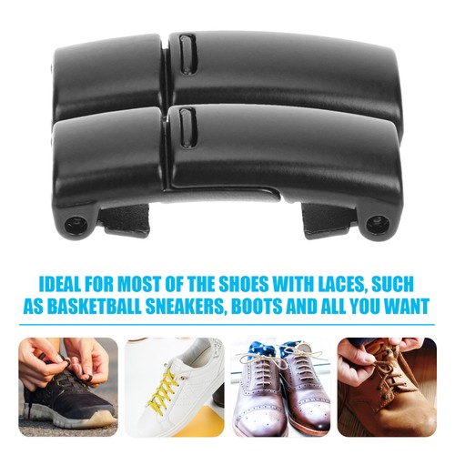 3 Pairs Shoe Lace Locks Shoe Lace Locking Clips Magnetic Shoe Lace End Clips - Bild 7 von 10