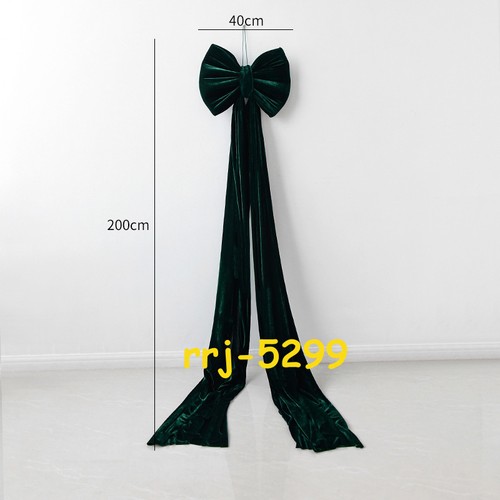 Weihnachtsschleife Weihnachtsdeko Samt übergroße Schleife Baumschmuck - Bild 27 von 36