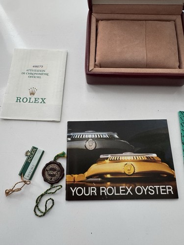 Vintage Rolex Red Box Ladies 69173 Date Just Complete 1980'S Box! Ref: 14.00.08! - Bild 3 von 6