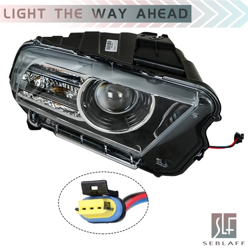 For Ford Mustang 2013-2014 HID Kit D3S Projector Headlight W/LED DRL Left+Right - Picture 3 of 15