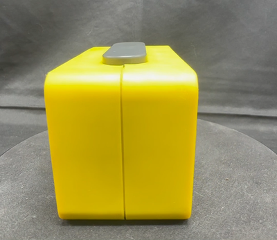 Vintage 2001 Yellow Slabang alarm clock designed for Ikea by Maria
