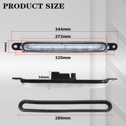 LED Brake Tail Light Rear Trunk 3rd Stop Lamp For Mitsubishi Lancer 2008-2016 - Picture 2 of 10