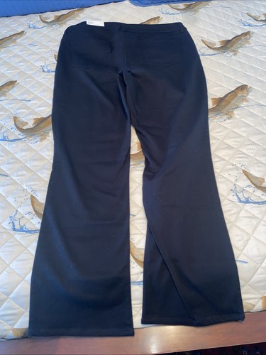 Jeans Chico's Platinum Collection 32" Ins taglia 3,5 nuovi con etichette stivali a malapena basic neri - Foto 6 di 8