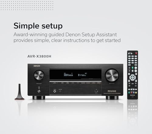 Denon AVR-X3800H 9.4 Channel Home Theater AVR Receiver - Picture 4 of 9