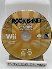 🔥 Rock Band: Country Track Pack (Nintendo Wii, 2009) Mint Disc Only!