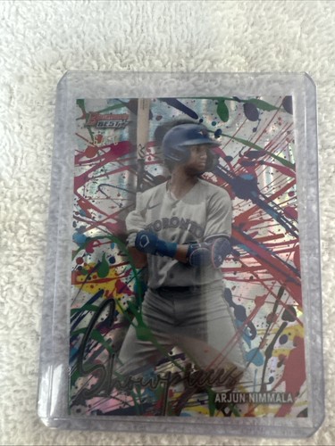 2024 Bowman's Best - Bowman Showpieces Arjun Nimmala #BS-12 (RC) /50