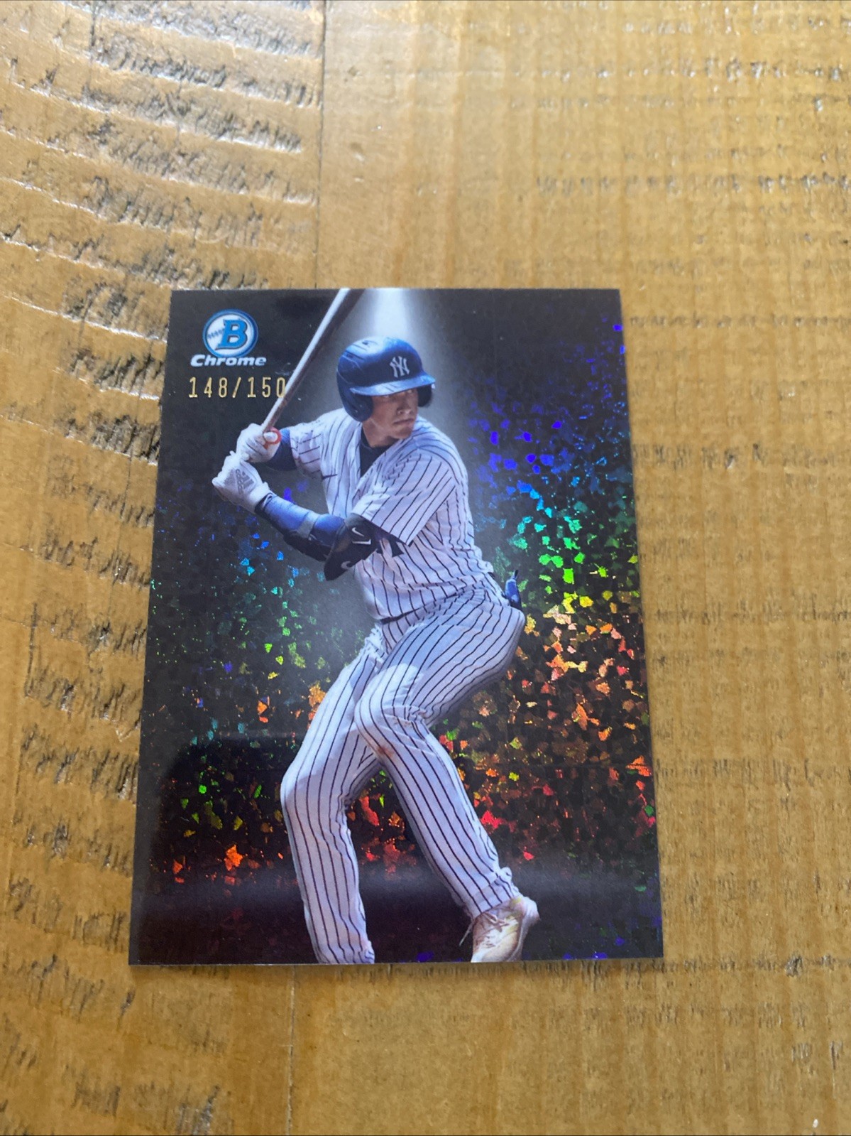 2024 Bowman George Lombard Jr. Spotlights Mini Diamond Refractor #/150 Yankees