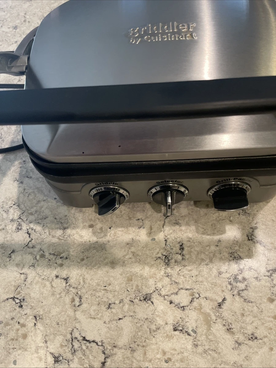 Cuisinart GRSM3E 3-in-1 Grill, Waffle en Omelette Contactgrill, 3 Verwisselbare Platen [Grillplaat/Waffels/Omelette], Tot 210°C, Vaatwasbestendig