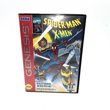 Spider-Man/X-Men: Arcade's Revenge Complete In Box CIB (Sega Genesis, 1993)