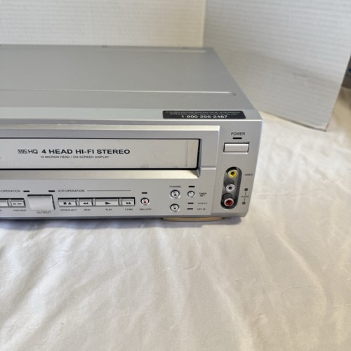 Combo reproductor DVD VCR Emerson EWD2202 reproductor VHS HiFi 4 cabezales VCR probado/funcionando - Imagen 4 de 9