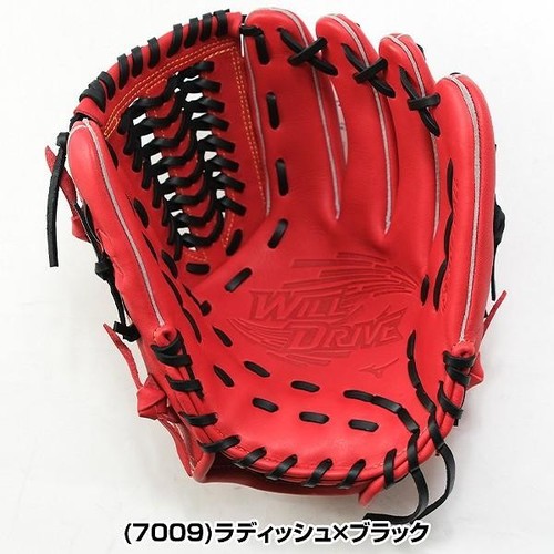 Mizuno Will Drive Red IBE All Round Softball Glove 11.5" RHT Radish/Black Adult - Picture 3 of 5