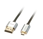 Lindy 41681 cavo HDMI 1 m HDMI tipo A (Standard) HDMI tipo D (Micro) Nero