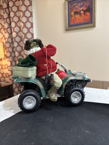 Santa Camo on ATV 4-Wheeler Heavy High Quality Christmas Gift for Dad Father - Picture 2 of 2