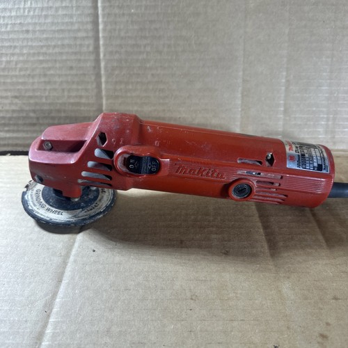 Makita 4 Zoll Scheibenschleifer 3,5 Amp M952 rot Elektrowerkzeug 10000 RPM Japan Vintage