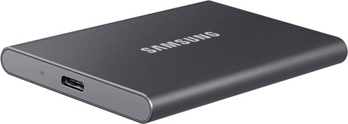 Samsung T7 Portable SSD - 2 TB - USB 3.2 Gen.2 External SSD Titanium Grey (MU-PC - Picture 3 of 10