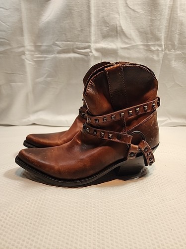 Liberty Negro Lb-812958 C Lavado a Piedra Para Mujer Talla 9 Cuero Marrón Con Caja - Imagen 3 de 17