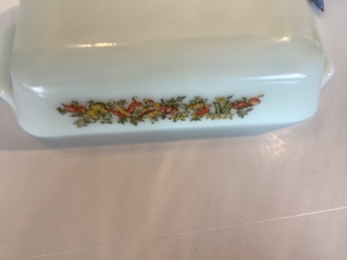 Vintage Anchor Hocking Nature’s Bounty 1qt. Glass Loaf Pan. USA - Picture 11 of 14