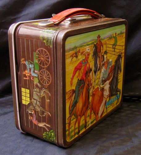 Vintage BONANZA Lunchbox & Thermoskanne - TV Western Drama (1965) C-8.5 Super! - Bild 17 von 18