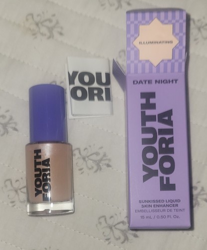 NEU UND VERPACKT Youth Foria "Illuminating" Sunkissed flüssiger Hautverstärker 15 ml, 0,50 Oz.