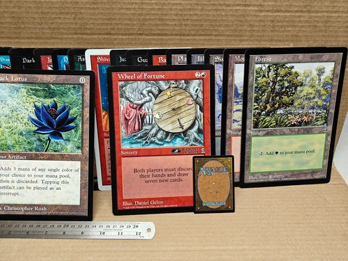 BLACK LOTUS OVERSIZED mtg duelist magazine promo cards black lotus + 27 others - Picture 4 of 13