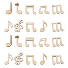 200 Pcs Bastelutensilien Bastelbedarf Verzierungen Musik Notiz