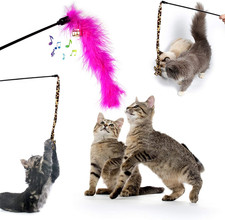 35 PCS Cat Toy Set with Tunnel Feather Teaser Catnip Fish Mice Balls Bells