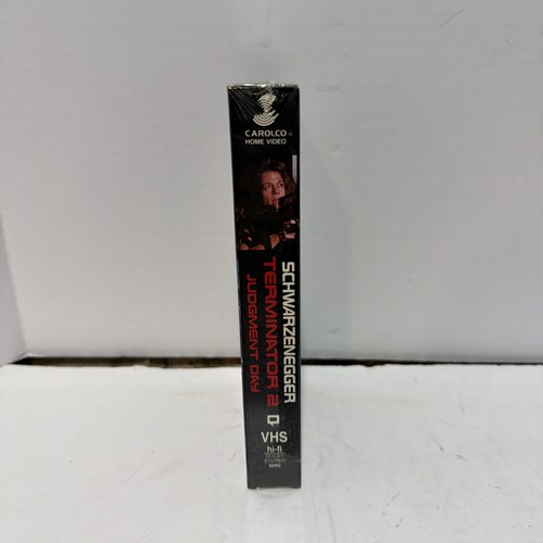 VHS Factory Sealed TERMINATOR 2 JUDGMENT DAY LIVE Watermarks on the Side 1991 - Picture 3 of 7