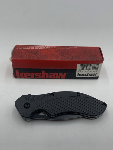 Kershaw 1605CKTST CLASH Black serrate assist open linelock knife 4 3/8" closed  - Picture 3 of 12