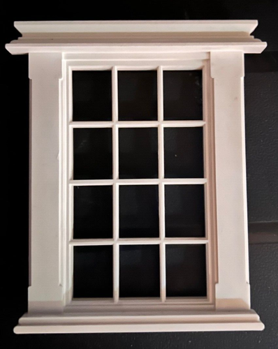Georgian 12 Pane Window, Doll House Accessory, Miniature Window. 1.12 Scale - Picture 3 of 3