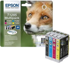 Original Epson Tintenpatronen C13T12854012 alle Farben + schwarz im Set