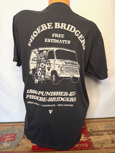 Phoebe Bridgers Punisher T Shirt XL Gray Short Sleeves