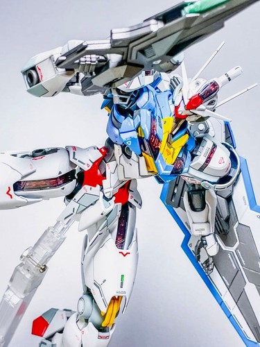 Full Mechanics 1/100 Gundam Aerial Painted Bandai Gunpla 791452344edf - Picture 10 of 18