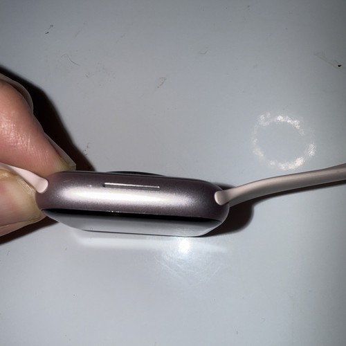 Apple Watch Series 9 Boîtier en Aluminium 45mm avec Bracelet Sport - Rose Clair, S/M (GPS) - Photo 10 sur 17