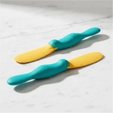 2 Pcs Splatypus Jar Spatula,Funny Kitchen Gadgets - BPA-Free & s, Light Blue 