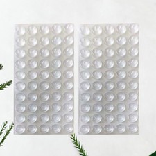 100 Pcs Cupboard Door Bumpers Silicone Collision Pad for Cabinet Pads Doors
