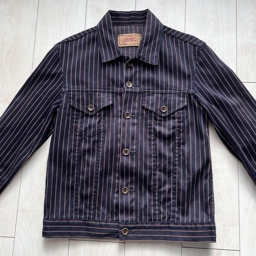 LEVI'S 70599 Striped Jacket 00s Made in Japan Size M limited From JAPAN◎ - Picture 2 of 12