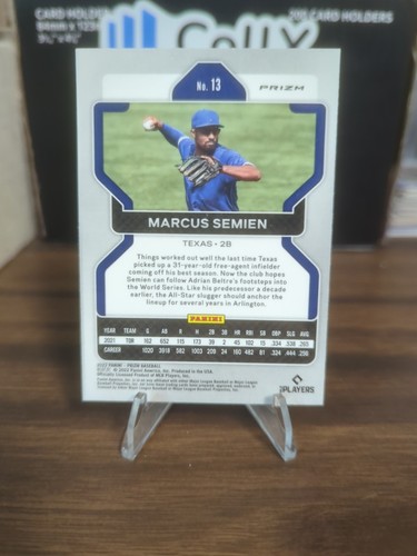 π₯2022 Marcus Semien Panini Prizm Baseball Silver Prizm #13π₯ - Foto 2 di 2