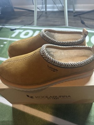 Koolaburra by UGG Burree Slippers Mens 13 Suede Chestnut  display picture 3