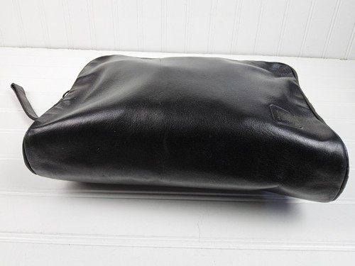 Dunhill Men's Leather Tolietry Grooming Travel Bag Pouch - Picture 2 of 8