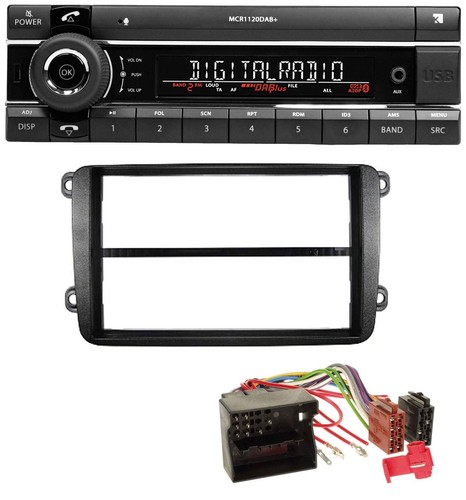 Kienzle Bluetooth MP3 USB DAB Autoradio für VW Golf V VI Touran Passat 3C Caddy - Bild 1 von 5