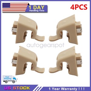 Pair Of Blue Sun Visor Clips For Mercedes W123 W124 W126 W140 W201 - Set Of 2 New Replacement Clips
