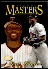 2021 Finest 1997 Topps Masters Tori Hunter Minnesota Twins #97FM-TH