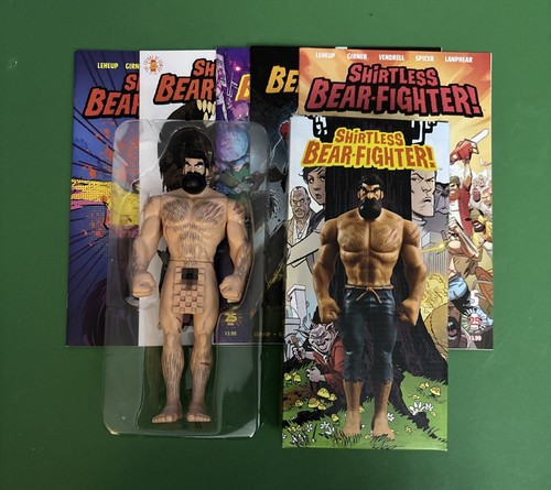 Shirtless Bear-Fighter 1 #1-5 complete series Image Comics/ 2018 With Figure - Picture 1 of 14