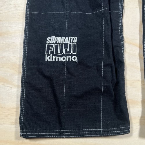 A6015 Fuji Kimono Hose Suparaito BJJ Jiu Jitsu leicht Ripstop Größe Herren A3 - Bild 10 von 11