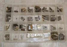 18  Pt. Brass Type For Bookbinding. Edinburgh style.  7 mm.