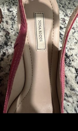 Scarpe sandalo Nina Ricci blu pelle plateau decolte tacco misura 39,5 - Foto 3 di 7