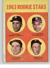 1963 TOPPS BASEBALL ASSORTED SINGLES U-PICK #149-243