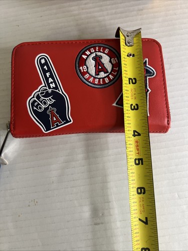 Lougefly MLB Los Angeles Angels Wallet Red Zip Around NWT - Picture 12 of 12